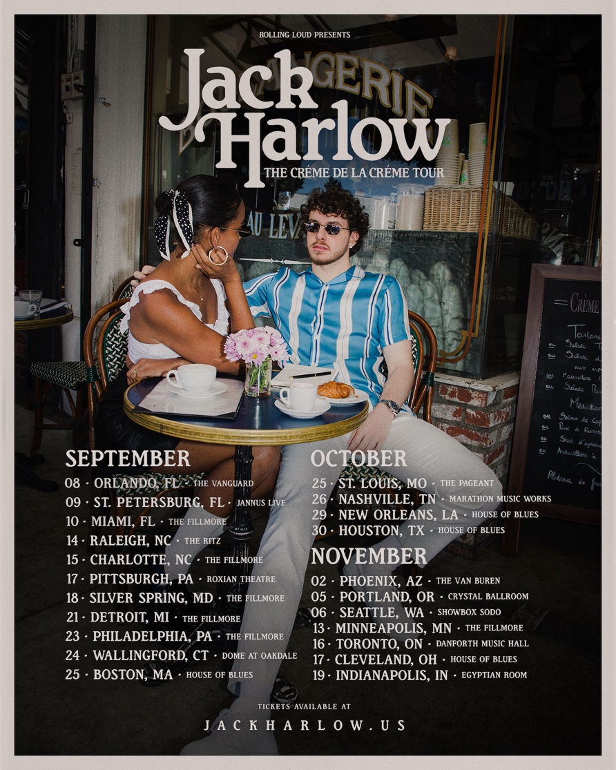 jack harlow uk tour setlist